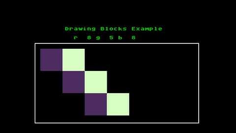 32X Drawing Blocks Example