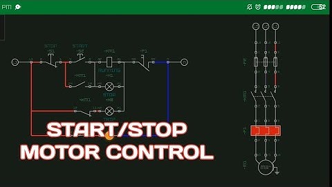 3phase Start-stop motor control with indicator light, simurelay | Paano mag wiring ng start- stop