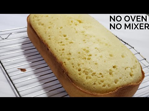 How to make pound cake WITHOUT oven or mixer   Simple cake recipe for beginners Nigerian cake recipe