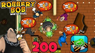 Robbery Bob: Pranking Police VS 200 Teleport Mine By Biffen Part 11