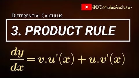 Product Rule of Differentiation | MTH102 | #calculus