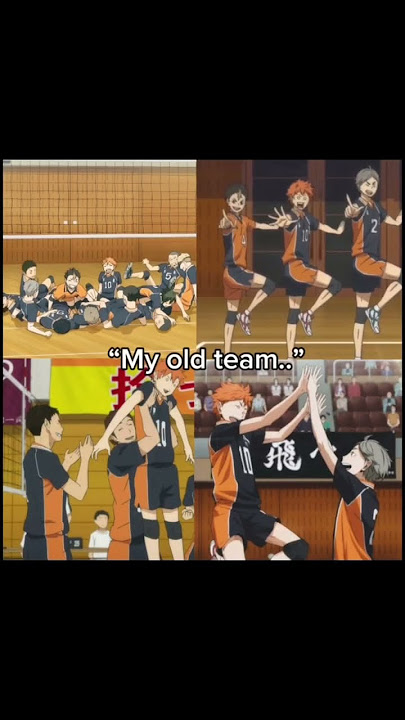 #haikyuu #hinatashoyo #msby “My old team..”