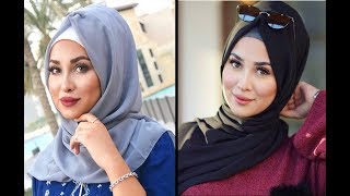 جديد 2019 لفات حجاب تركية سهلة وأنيقة / Turkish Hijab Tutorial