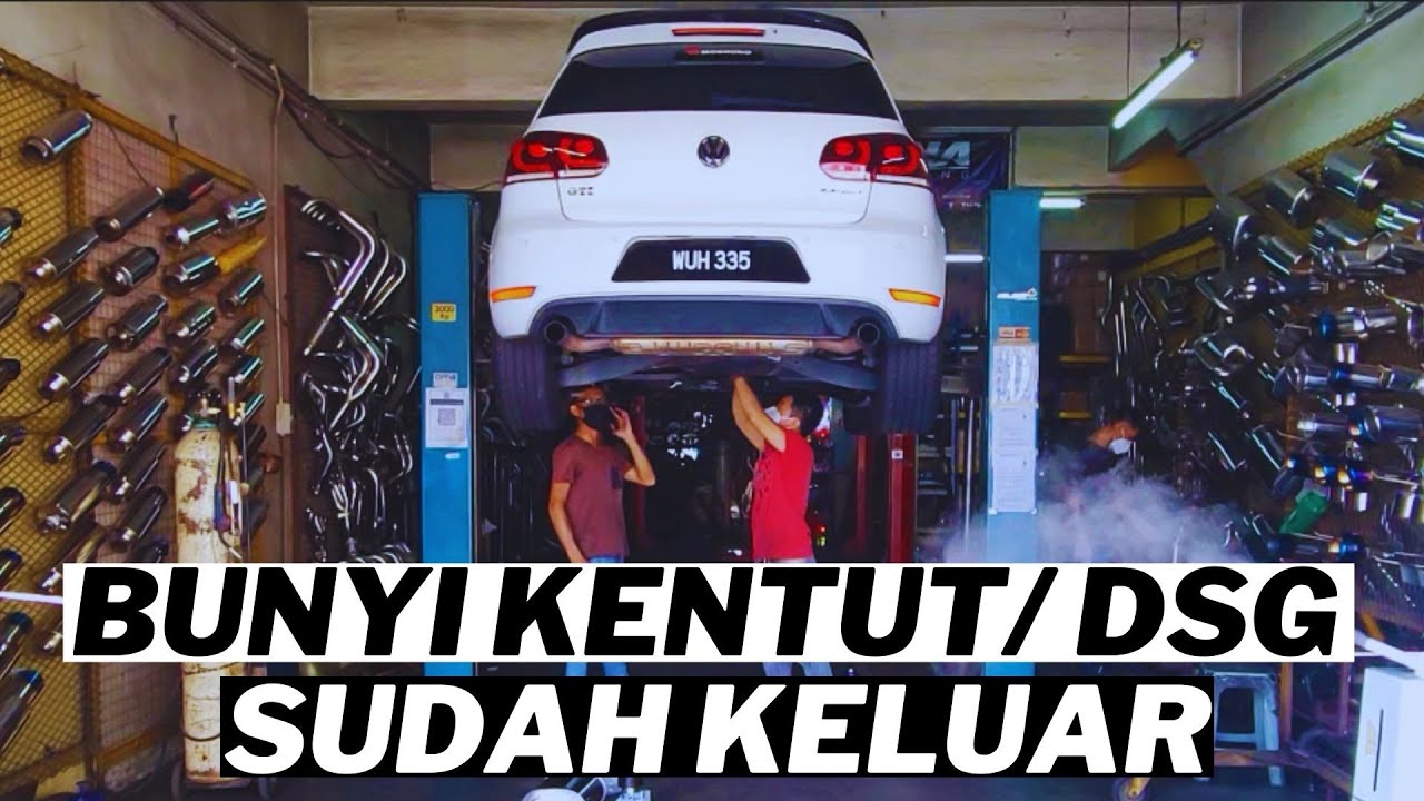 MK6 GTI Tukar Ekzos Custom | Bunyi Padu