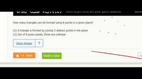 Combinatorics DS 2- How many triangles can be formed using 8 points in a given plane?