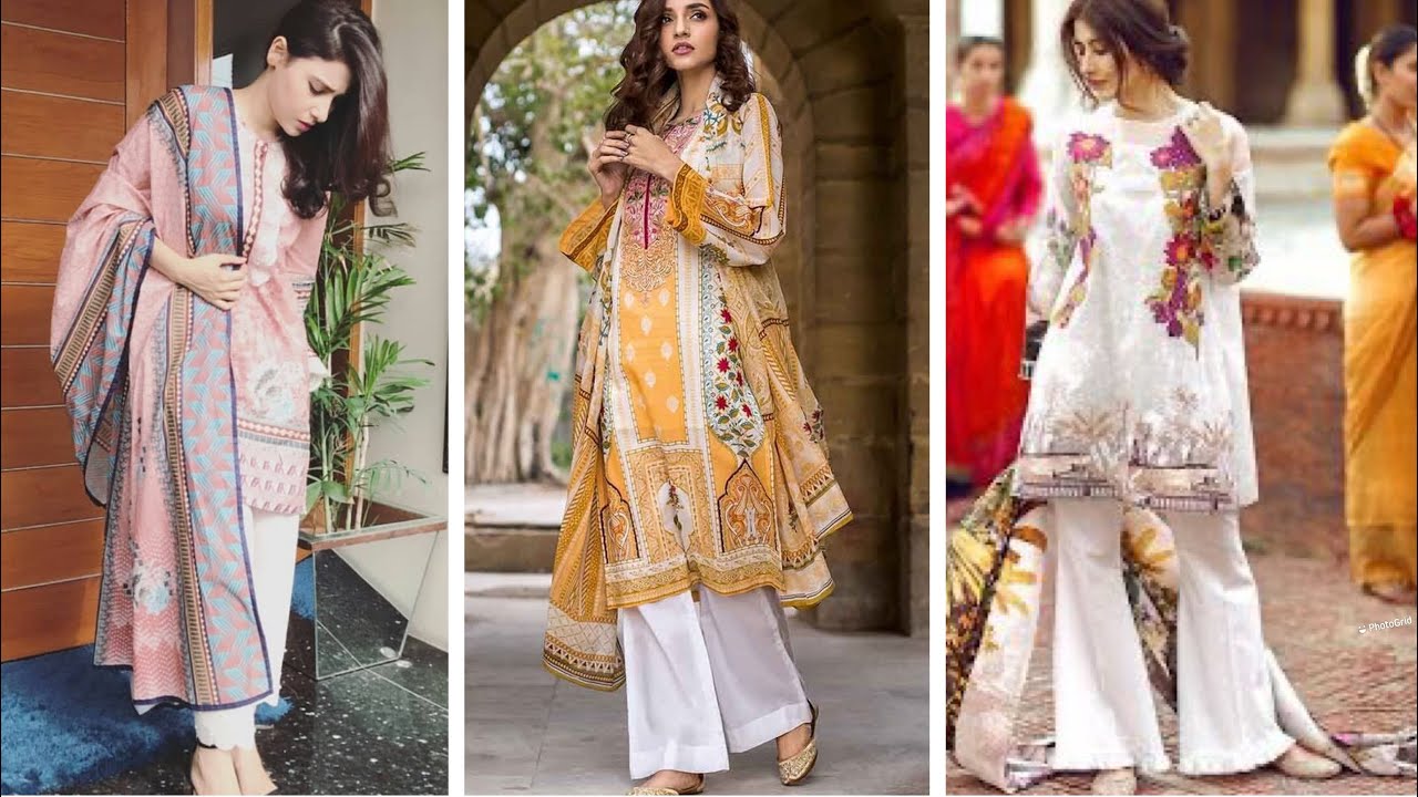 Printed Lawn Suit Design 2021| Lawn Dress Design Ideas For Summer 2021