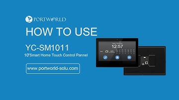 How to use YC-SM1011 Smart Home Touch Control Panel