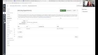 Advising Appointment Video Explanation