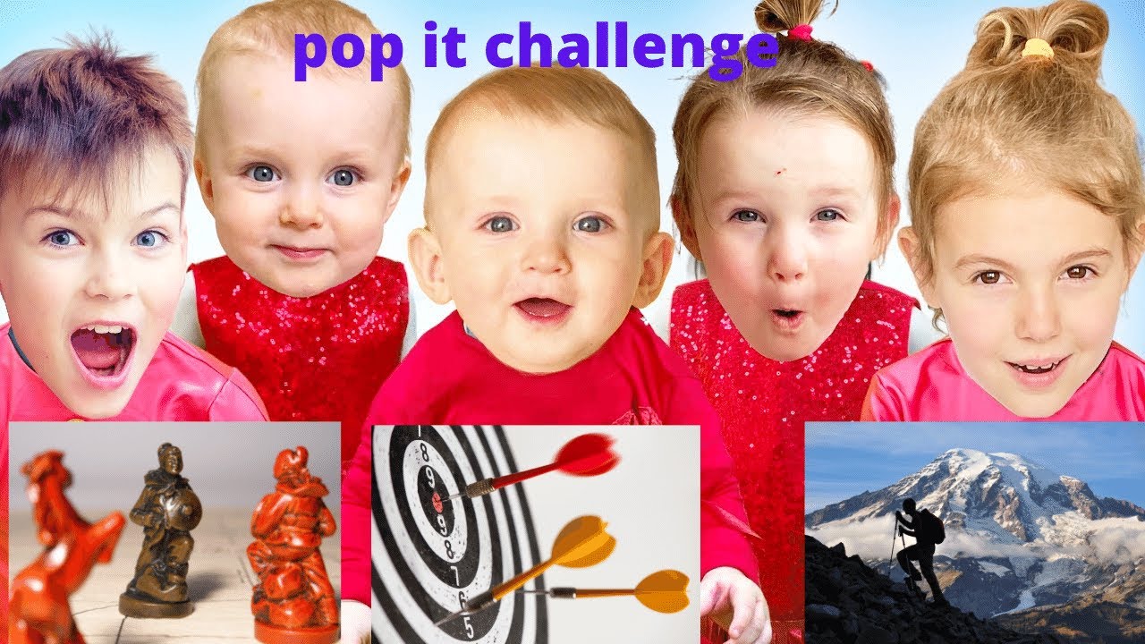 Five Kids Pop It Challenge Song ,wolfoo plays pop it challenge vaniamania7860