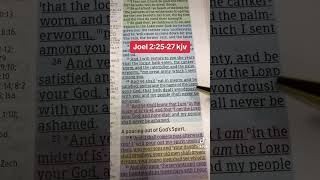 Joel 2:25-27 kjv #jesus #god #love #prayer #power #gospel #hope #bibleverse #message #faith #facts
