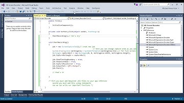 How to make HD Screen Recorder using C# or vb.net with me 4 part 02