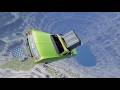 Cars Falling From a Great Height in BeamNG.drive!