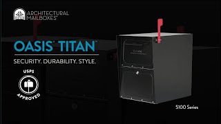 5100 Oasis® Locking Post Mount Mailbox - Features and Benefits