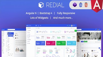 Redial - Multipurpose Angular 6 and Bootstrap 4 Admin Template | Themeforest Website Templates and
