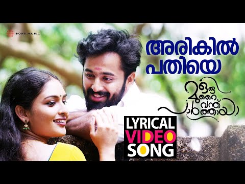 Arikil Pathiye - Video With Lyric | Oru Murai Vanthu Paarthaya | Unni Mukundan | Prayaga Martin