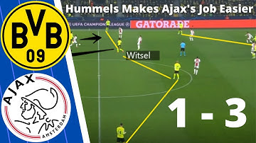 Dortmund vs Ajax Tactical Analysis - Dortmund Get Their Tactics Right Until The Red Card