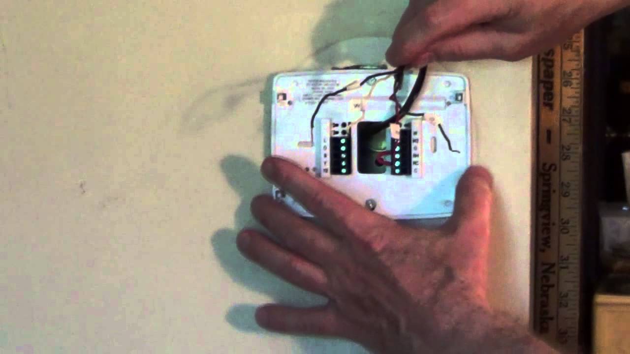 How to Install a Programmable Thermostat - White Rodgers ... chiller wiring diagram 