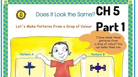 Maths Magic Class 5 | Ch 5 - Part 1 | Does it Look the Same?, Make your pattern, Mirror Games