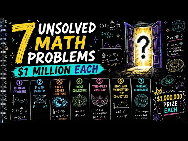 7 Unsolved Math Problems Worth $1,000,000 Each (Only One Was