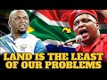 Eff shivambu left speechless by black da members tough stand on land in sa  intense faceoff