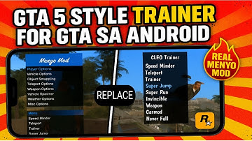 Install CLEO MODv1.3 in GTA Sa Andreas Android|Install GTA 5 MANYO TRANER IN GTA SAN ANDRESS ANDROID