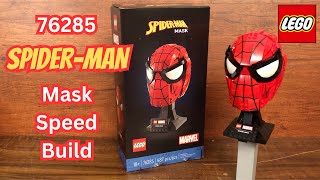 LEGO Marvel 76285 Spider-man Mask Speed Build Time-lapse Spiderman