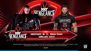 WWE 2K24: The Undertaker '98 vs Roman Reigns Ambulance Match Showdown