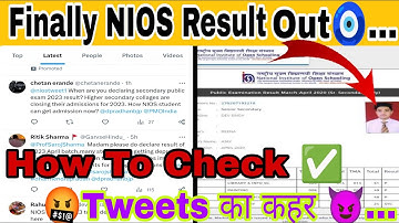 nios april result 2023,nios 10th result, nios result, nios 12th result, nios result date,nios result