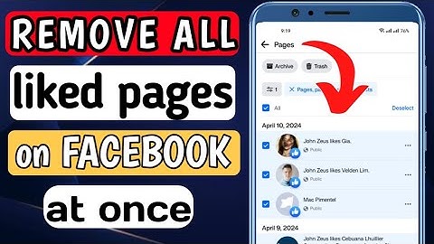 HOW TO REMOVE ALL LIKED PAGES ON FACEBOOK AT ONCE