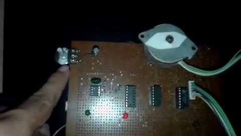 Simple Stepper Motor Driver using 555 Timer IC