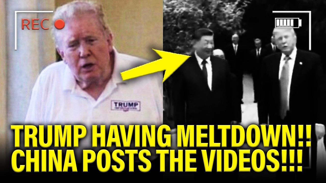⁣Trump PANICS as China POSTS VIDEOS HE FEARED!!!