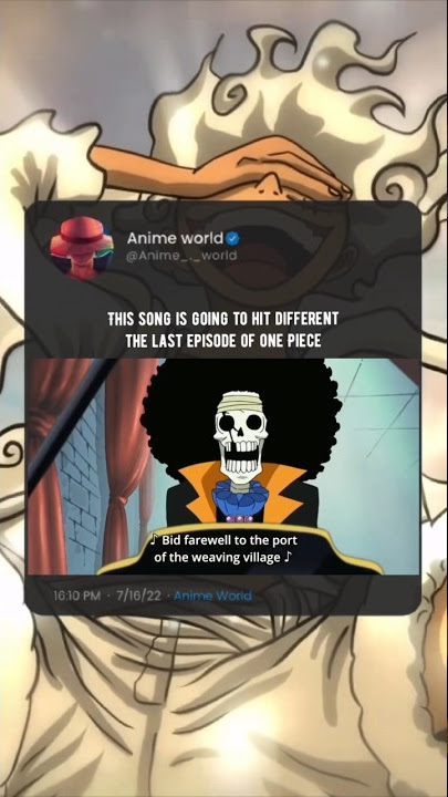 Brook singing Bink’s Sake #onepiece #brook #thrillerbark #strawhatpirates