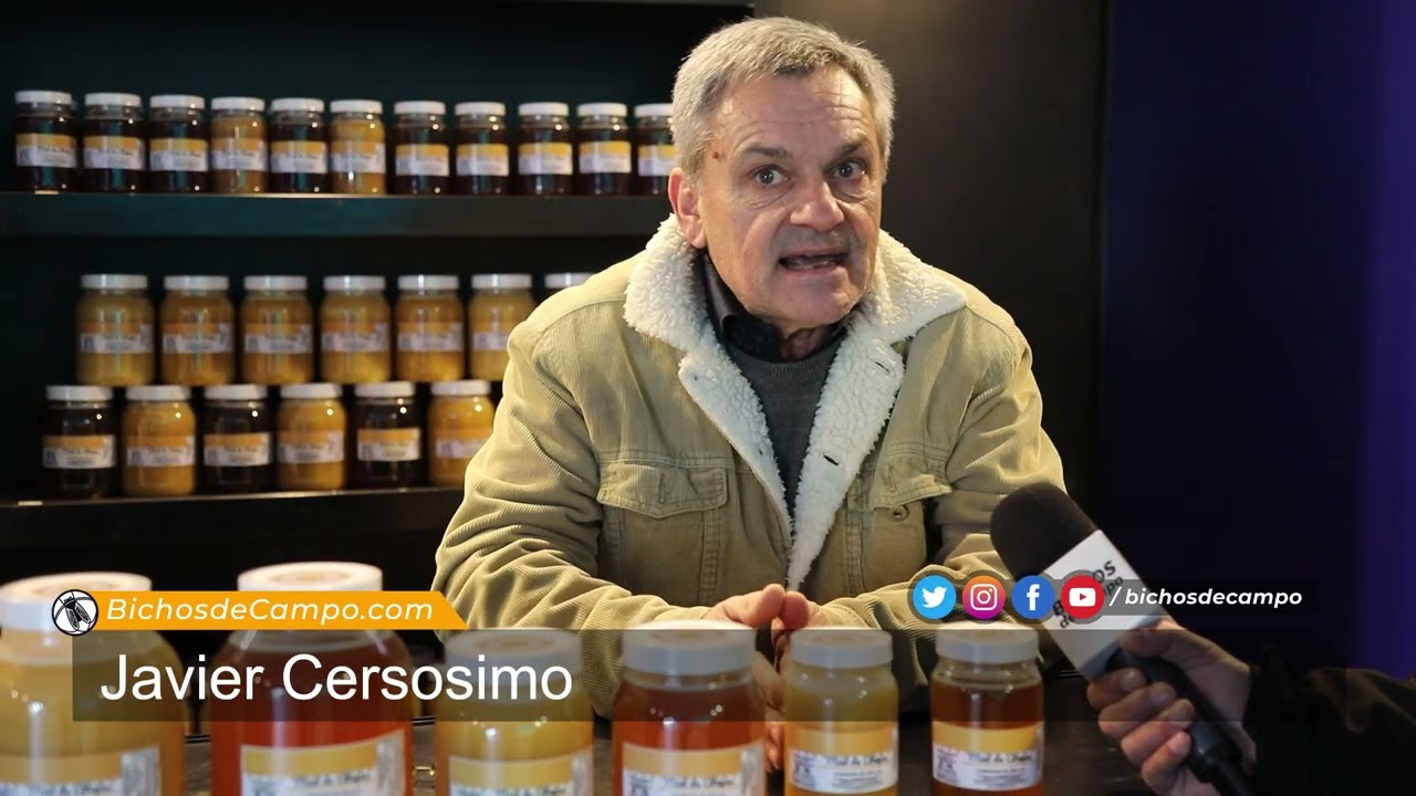 Javier Cersosimo, productor apícola de San Joaquín, Córdoba