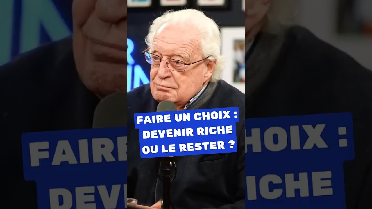 Faire un choix : devenir riche ou le rester ? - Charles Gave