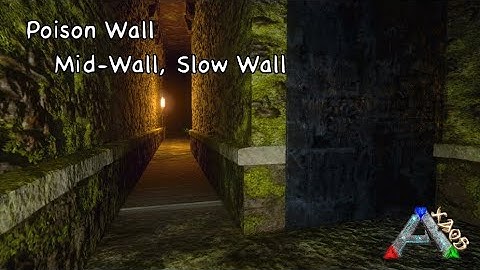 Poison Wall Trap (Mid Wall, Slow Wall) - Dungeon - Ark Mobile
