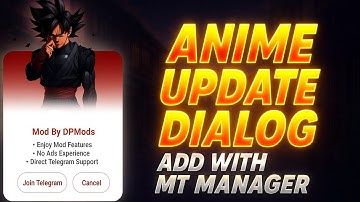✨ How to Add Anime Update Dialog to Any APK Using MT Manager 2025 📲 (No Coding! 💻❌)