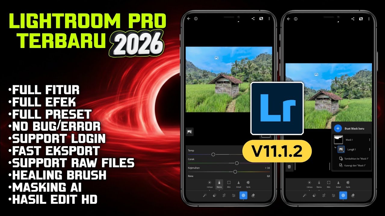 NEW UPDATE!! LIGHTROOM MOD TERBARU 2026 | LIGHTROOM EDIT | TUTORIAL EDIT FOTO BLUE SKY