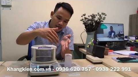 Hướng Dẫn Sử Dụng Cân Điện Tử AND FX-200i | FX200i | FX 200i