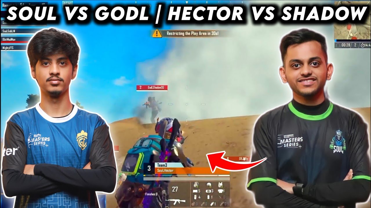 SouL vs GodL vs OR 4v4 Fight | Hector vs Shadow 🔥🚀