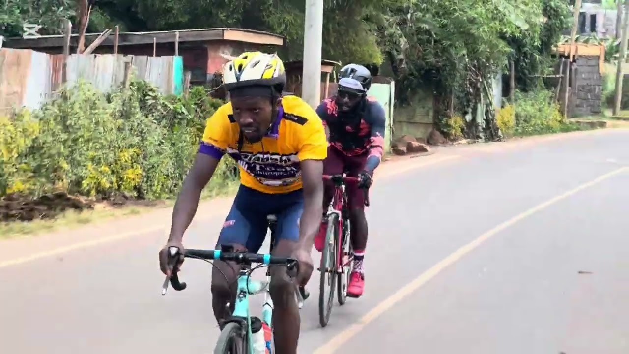 Saddle bros epic cycling battle - village cycling tournament (Marvo vs Eliud)