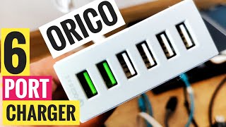 ORICO QSL 6U 6 port QC Super Charger 50W Multi port charger