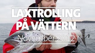 Trollingfiske på Vättern 2012-11-03