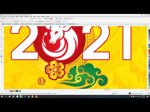Phông Tất Niên - Phông Tân Sửu - Vector Tết Tân Sửu - Vector Tết 2021