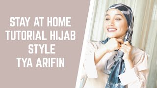 TYA ARIFIN BUAT VIDEO TUTORIAL HIJAB STAY AT HOME ? CEPAT PEGI TRY !!!