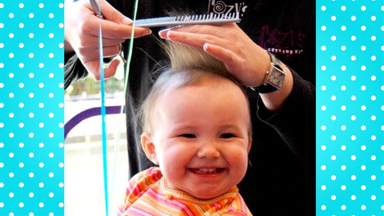 Cutest Babies Reaction in The First Time They Cutting Hair - Funny ...