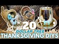 🦃 Turkey Day! 20 Thanksgiving Dollar Tree DIYS for a Coastal Fall