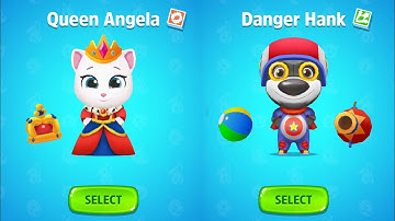 Talking Tom Splash Force - Queen Angela vs Danger Hank Unlocked New Game Android iOS Gameplay