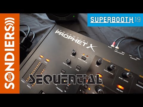 [SUPERBOOTH 2019] SEQUENTIAL PROPHET X Firmware v2.0 (doublage français)