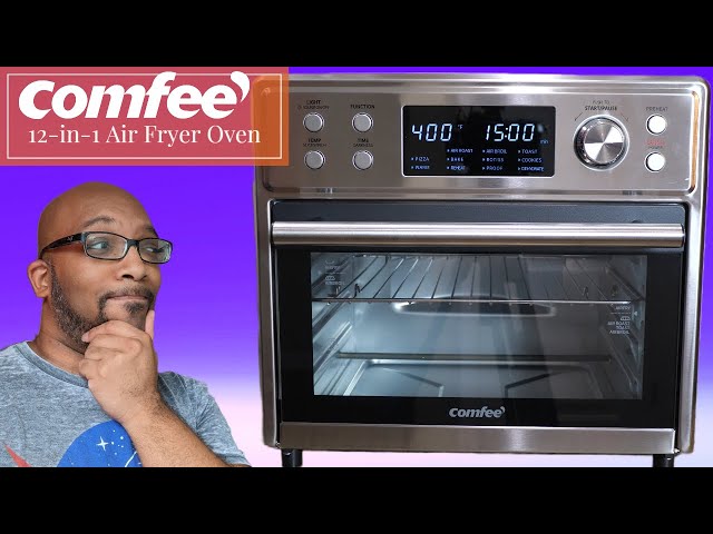 COMFEE Air Fryer Toaster Oven Combo FLASHWAVE Rapid-Heat