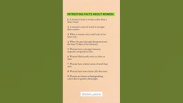 Amazing Facts About Women 💖 | Mind-Blowing Psychological & Biological Truths | Wisdom Weave
